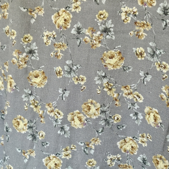 NWOT Linen Club Studio Floral Button Down Short Sleeve Shirt  - Size XL - Picture 7 of 10